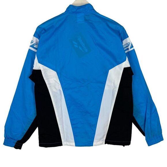 NWT Reebok Classic Men US S Zip Track Jacket Blue/Black/White | $80 - Picture 4 of 16